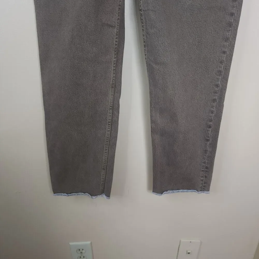 Re/Done 70s High-Rise Stove Pipe Jeans in Chocolate Size 30